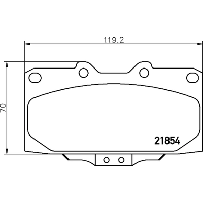 HELLA PAGID - 355035501 - Disc Brake Pad Set pa2