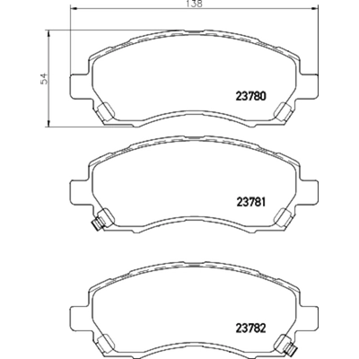 HELLA PAGID - 355035511 - Disc Brake Pad Set pa1