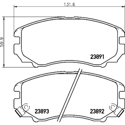 HELLA PAGID - 355035781 - Disc Brake Pad Set pa1