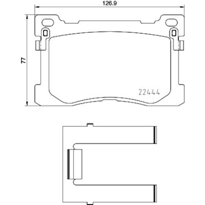 HELLA PAGID - 355036251 - Disc Brake Pad Set pa1