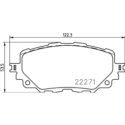 HELLA PAGID - 355036361 - Disc Brake Pad Set pa2