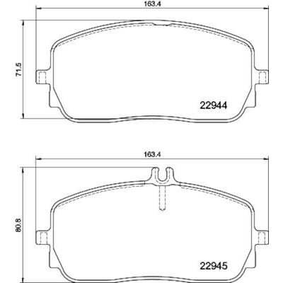 HELLA PAGID - 355039011 - Brake Pad pa1