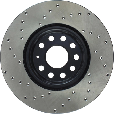 Front Drilled Rotor by CENTRIC PARTS - 128.33098L pa7