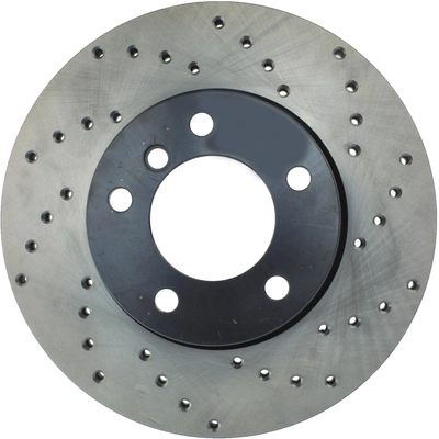 Front Drilled Rotor by CENTRIC PARTS - 128.34077L pa4