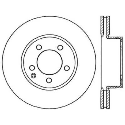Front Drilled Rotor by CENTRIC PARTS - 128.35109 pa2