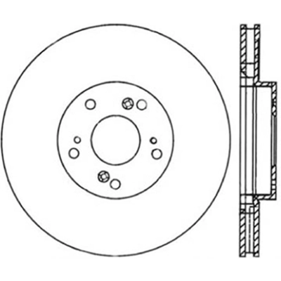 Front Drilled Rotor by CENTRIC PARTS - 128.40057R pa2