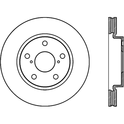 Front Drilled Rotor by CENTRIC PARTS - 128.44147L pa1