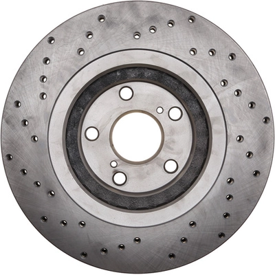 Front Drilled Rotor by CENTRIC PARTS - 128.44158L pa4