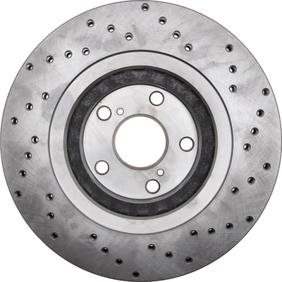Front Drilled Rotor by CENTRIC PARTS - 128.44158R pa4