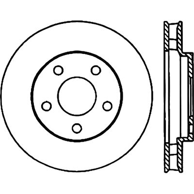 Front Drilled Rotor by CENTRIC PARTS - 128.62057R pa1