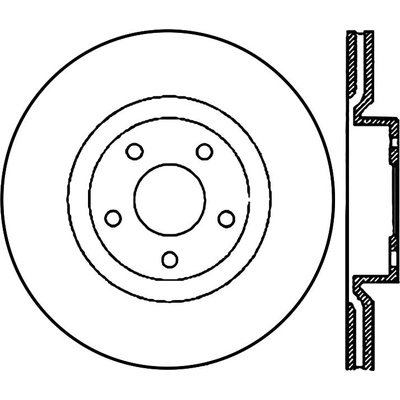 Front Drilled Rotor by CENTRIC PARTS - 128.62086 pa1