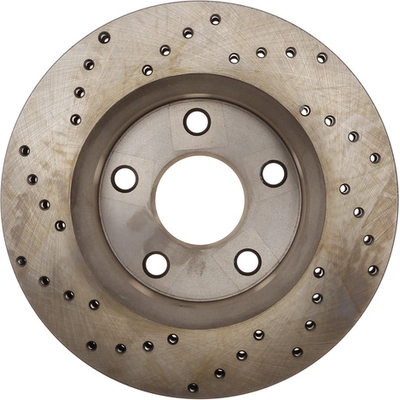 Front Drilled Rotor by CENTRIC PARTS - 128.67068L pa5