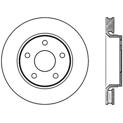 Front Drilled Rotor by CENTRIC PARTS - 128.67068R pa2
