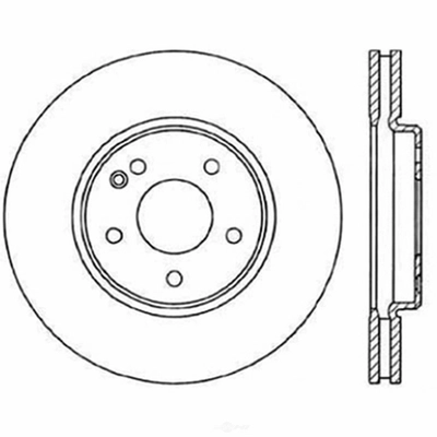 Disque avant perc� by CENTRIC PARTS - 228.35062 pa2