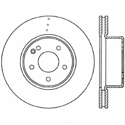 Disque avant perc� by CENTRIC PARTS - 228.35064 pa3