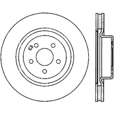 Front Drilled Rotor by CENTRIC PARTS - 228.35068 pa1