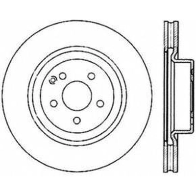 Disque avant perc� by CENTRIC PARTS - 228.35068 pa3