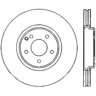 Disque avant perc� by CENTRIC PARTS - 228.35069 pa3