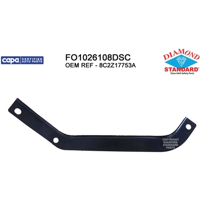 Front Driver Side Bumper Cover Reinforcement - FO1026108DSC pa1