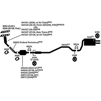 Front Exhaust Pipe by AP EXHAUST - 28808 pa4