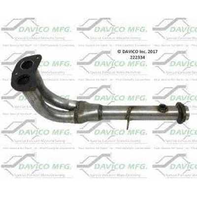 Front Exhaust Pipe by DAVICO - 222334 pa1