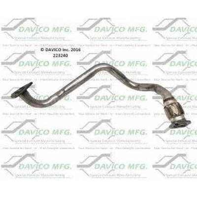 Front Exhaust Pipe by DAVICO - 223240 pa2