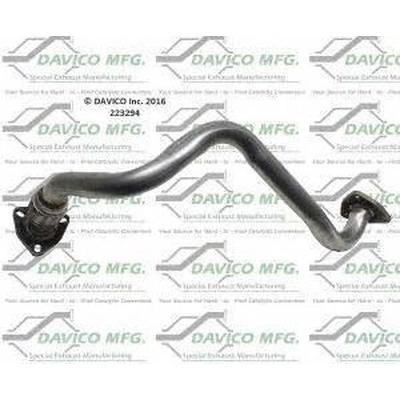 Front Exhaust Pipe by DAVICO - 223294 pa2