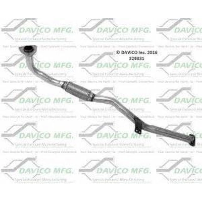Front Exhaust Pipe by DAVICO - 329831 pa1