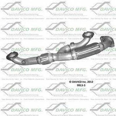 Front Exhaust Pipe by DAVICO - 329913 pa1