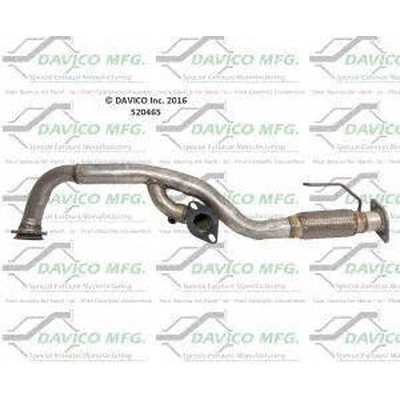 Front Exhaust Pipe by DAVICO - 520465 pa1