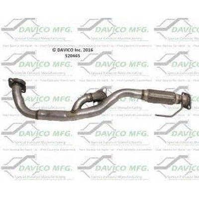 Front Exhaust Pipe by DAVICO - 520465 pa2