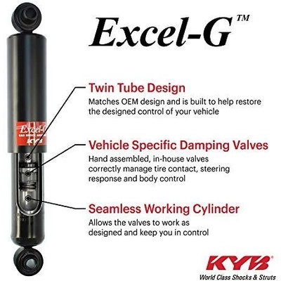 Front Gas Charged Strut by KYB - 331602 pa14