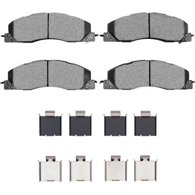 Front High Performance Pads by DYNAMIC FRICTION COMPANY - 1400-1399-01 pa1