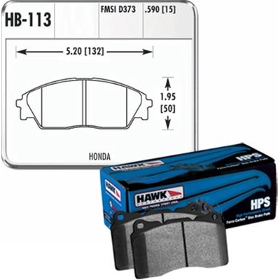 Front High Performance Pads by HAWK PERFORMANCE - HB113F.590 pa2