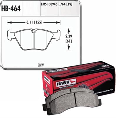 Front High Performance Pads by HAWK PERFORMANCE - HB464R.764 pa3
