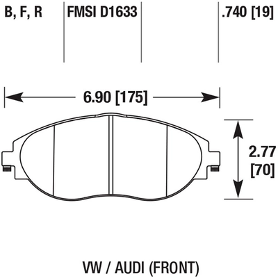 HAWK PERFORMANCE - HB779B.740 - Brake Pads pa2