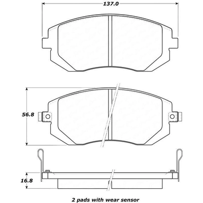 Plaquette de frein haute performance avant par STOPTECH - 308.09290 pa1