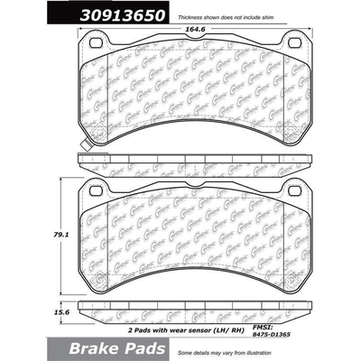 Front High Performance Pads by STOPTECH - 309.13650 pa1