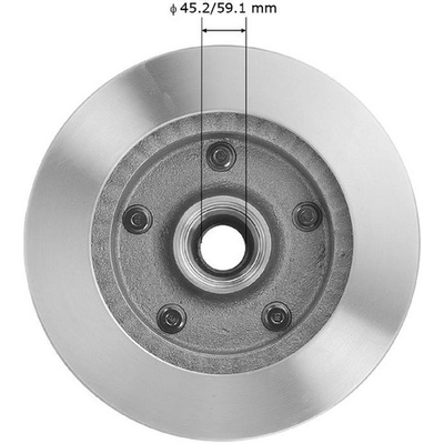 BENDIX GLOBAL - PRT1067 - Disc Brake Rotor and Hub Assembly pa1