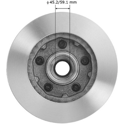 BENDIX GLOBAL - PRT1264 - Disc Brake Rotor and Hub Assembly pa2