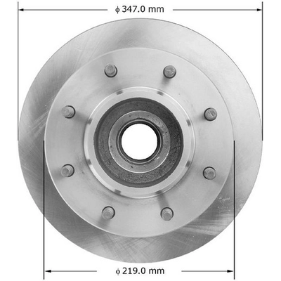 BENDIX GLOBAL - PRT5797 - Disc Brake Rotor and Hub Assembly pa2