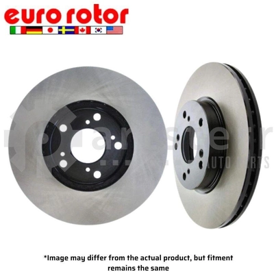 Front Hub And Rotor Assembly by EUROROTOR - 5633 pa7