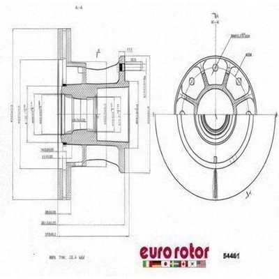 Front Hub And Rotor Assembly by ULTRA - 54461 pa3