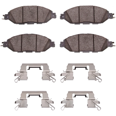 Front Hybrid Pads by DYNAMIC FRICTION COMPANY - 4000-1649-01 pa1