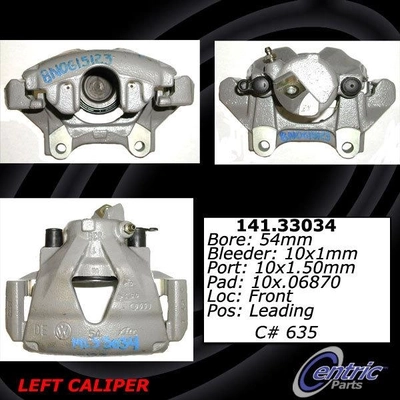 Front Left Rebuilt Caliper With Hardware by CENTRIC PARTS - 141.33034 pa5