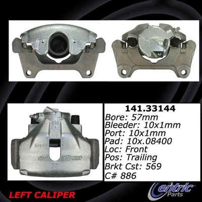 Front Left Rebuilt Caliper With Hardware by CENTRIC PARTS - 141.33144 pa8