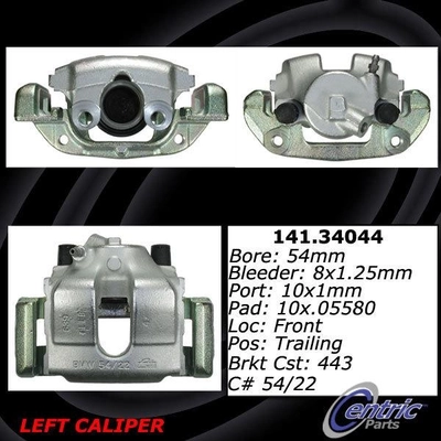 Front Left Rebuilt Caliper With Hardware by CENTRIC PARTS - 141.34044 pa4