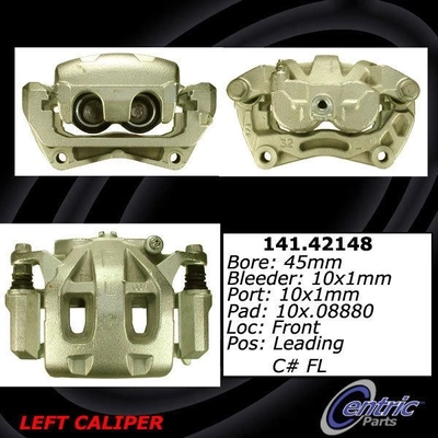 Front Left Rebuilt Caliper With Hardware by CENTRIC PARTS - 141.42148 pa3