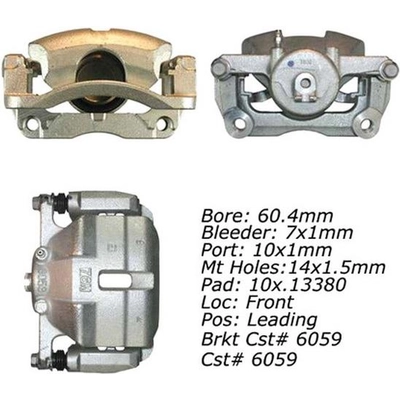 Front Left Rebuilt Caliper With Hardware by CENTRIC PARTS - 141.42158 pa14