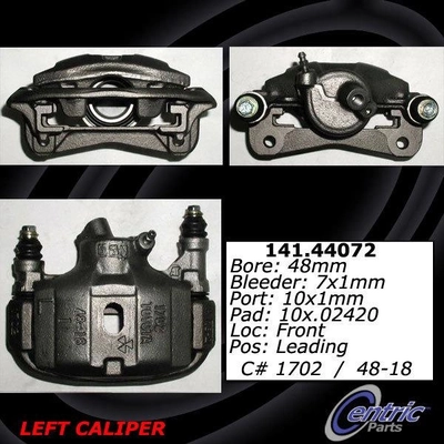 Front Left Rebuilt Caliper With Hardware by CENTRIC PARTS - 141.44072 pa1